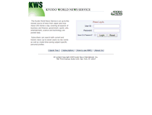 Tablet Screenshot of kws.kyodonews.com